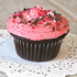 Dark Raspberry Dove Chocolate Cupcakes With Raspberry Buttercream